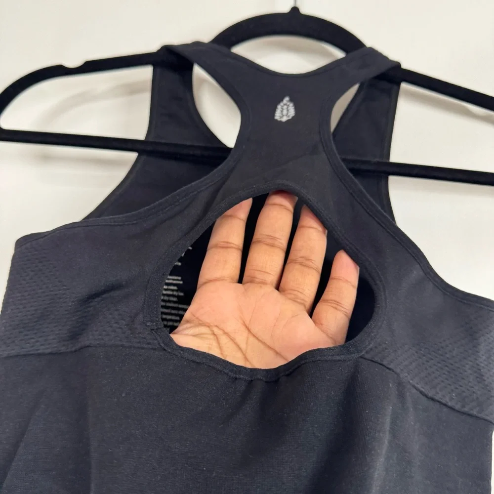 Free People Movement Sports Bra M/L Racerback Cutout Detail